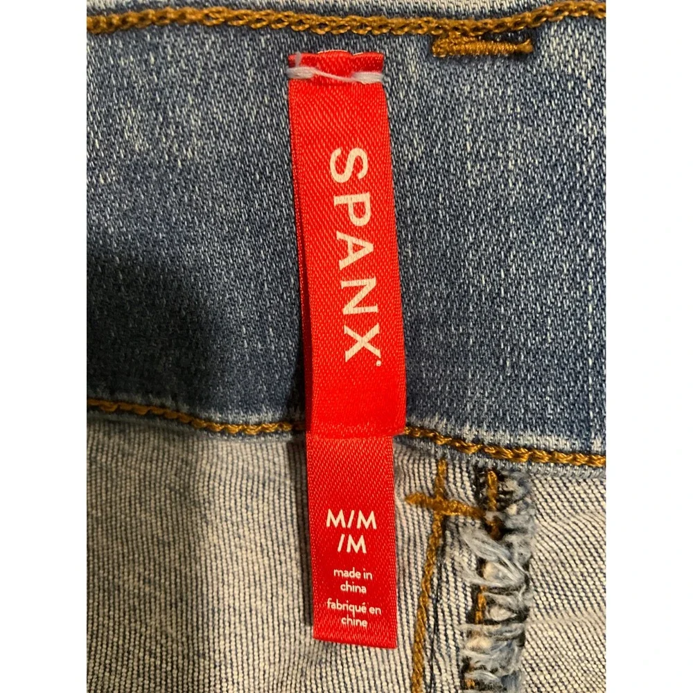Spanx High-Rise Pull On Skinny Ankle Jeans Shapewear Preppy Casual Western M